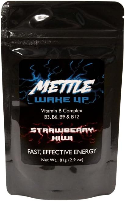 能量饮料粉 - 100 services QQ无糖 200mg Cafeine - Mettle Energy Drink Mix (Strawberry Kiwi) (英语).