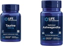 Taurine 1000mg和 Ashwagandha 60 Capsules - 大脑、心脏、肝脏健康和压力管理补充材料