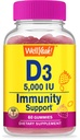 维生素D35000 IU(125 mcg) Extra Strenght Gummys - 用于骨骼健康,Immune Boster,骨骼和牙齿支持 - 非 GMO, Gluten Free, Nut Free, 蔬菜 - Strawberry Flavor - 60 Gummys