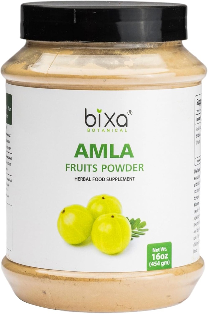 bix BOTANICAL Amla 粉剂(Emblica officinalis),1英镑(16 Oz) | 草药补充剂 抗氧化剂和豁免促进剂