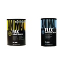 Animal Pak - Convenient All-in-One Vitamin & Supplement Pack & Flex –Complete Joint Support Supplement – Contains Turmeric Root Curcumin – Helps Repair & Restore Joints – 44 Packs
