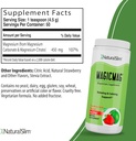 NaturalSlim Magicmag Pure Magnesium Citrate Powder – Stress, Constipation, Muscle, and Heart Support | Natural Strawberry & Lime Flavored Magnesium Supplement - 8oz Drink Mix (3 Pack)