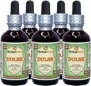 Dulse (Palmaria Palmata) Glycerite, 有机干叶无酒精液体提取物(Brand name:Herbalterra, Proudly Made in USA) 5x2 fl.oz (5x60 ml)