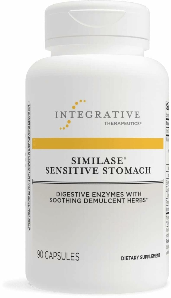 综合疗法 Similase敏感胃 - 支持敏感胃* - 无乳品和Vegan - 90 Capsules(45种服务)