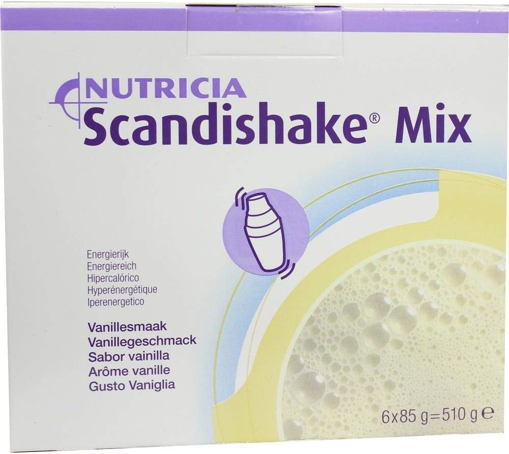 Scandishake 重量增益即时摇摆混合粉末,香草, 3 Ounce包装 - 4盒