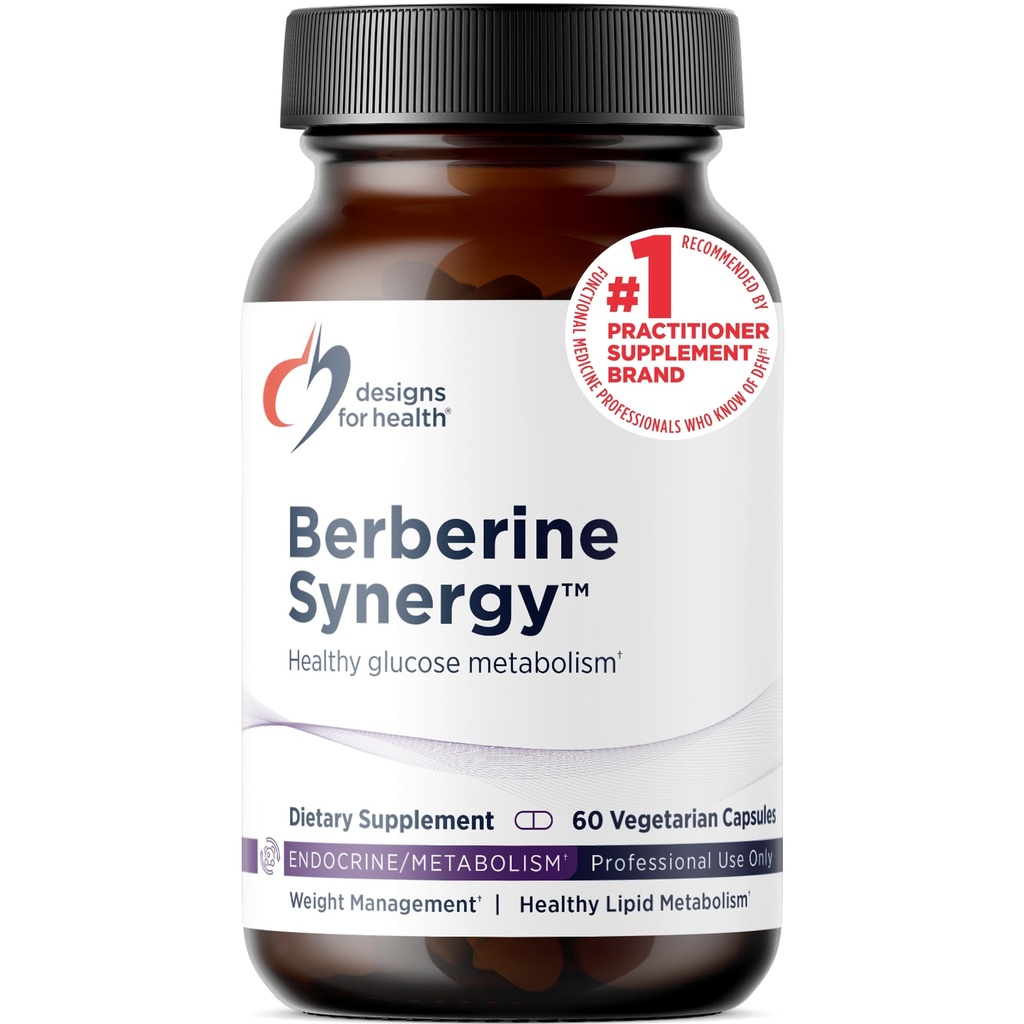 健康柏柏林协同设计 - Berberine HCL 400mg + Alpha Lipoic Acid 用于代谢,心脏健康+肝脏支持 - Vegan, Non-GMO Berberine 补编(60 Capsules)