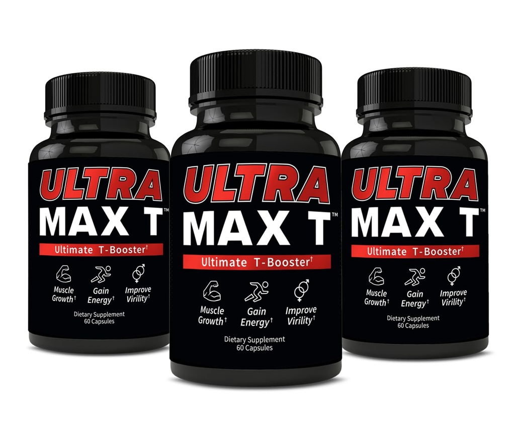 Andro400 UltraMax T – 对男女的高级睾丸酮支持 – Tongkat Ali 200:1, D-Aspartic Acid, Garcinia Cambogia, Forslean – 180 Capsules, 90日供应