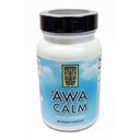 `Awa Calm Capsules - 以卡瓦为主的草药补充剂,含30%的卡瓦拉酮、卡拉穆斯根、激情花、柠檬包和Hops(60枚Capsules)