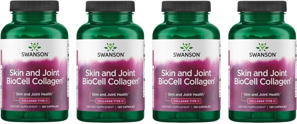 Swanson Chicken Sternum Cartilage - Collagen II型500毫克200卡普尔(4包)