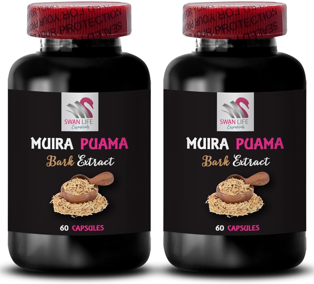自然运动 - MUIRA PUARK EXTRACT - 强化常规,主动助力公式,植物燃料来源,日常强力支持,注意能量提升,冒险准备 2瓶120盖
