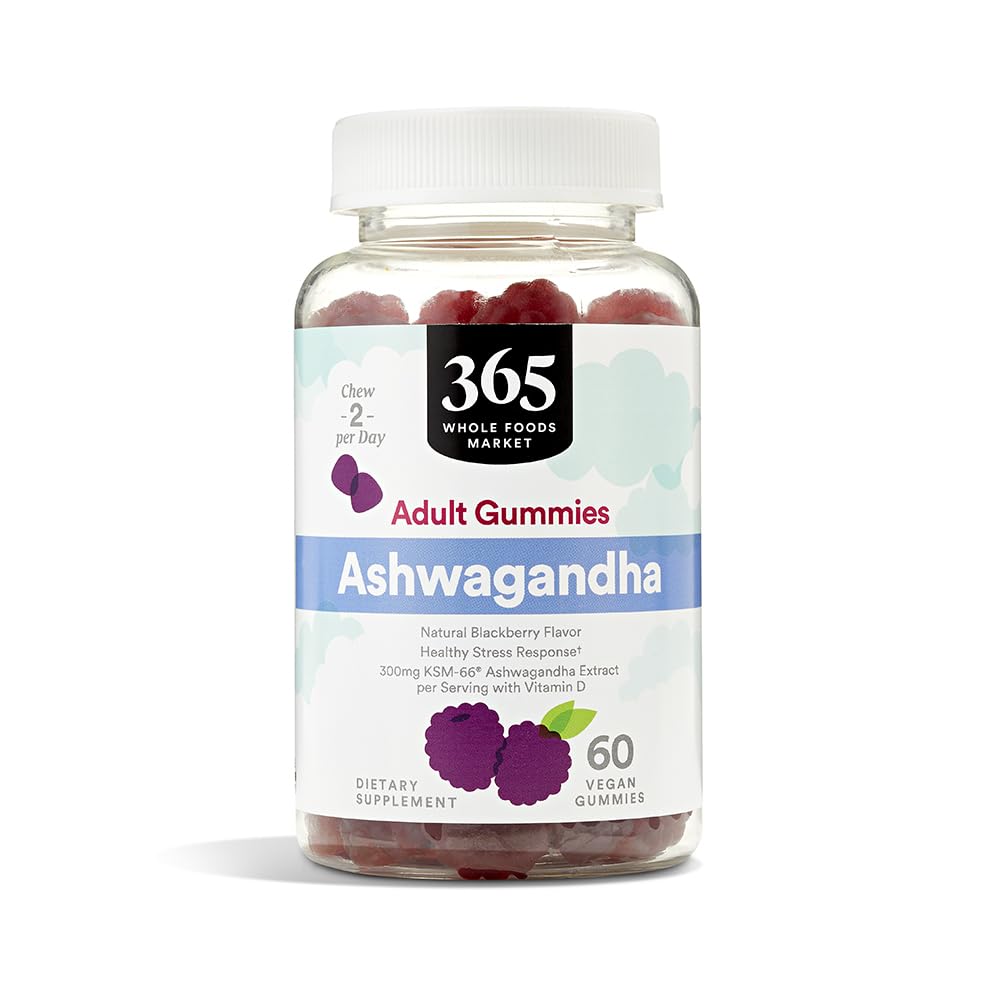 365 由全美食品市场, Ashwagandha Gummys, 60 Counter