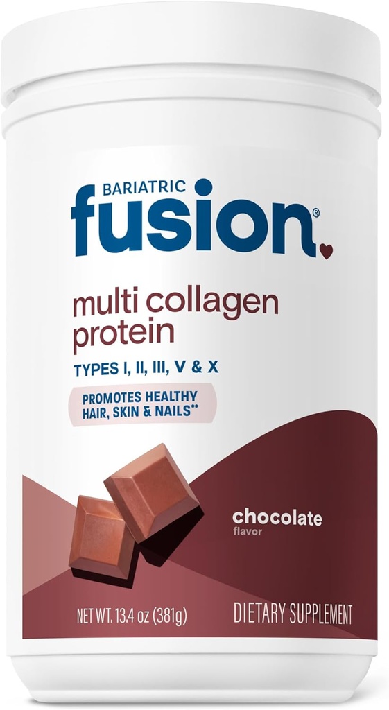 Bariatric Fusion 巧克力 多焦糖蛋白粉 → 水解 焦糖 Peptides Powides Plus 联合支持 MSM 和 Glucosamine → 类型 2 → 乳制品, Gluten & Soy 免费 → 30 服务