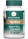 OptiKind Vision 支持眼维他命, 90 Capsules, 眼睛健康公式 与Lutein 用于眼睛和Glutathione
