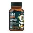 Gaia Herbs 代谢激活器 - 支持代谢的自然能量补充器 - 由 Panax Notoginseng & Astragalus 提取器制造 - 免乳品,大豆和葡萄糖 - 60 Capsules (60 services)