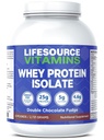 生活来源 维生素 6 lb - 美国奶牛草 美联储 Whey 蛋白质隔离剂 - 双巧克力糖糖 / Stevia