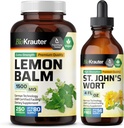 BIO KRAUTER Lemon Balm 250 Capsules & St. John's Wort Tincture 4 Fl. Oz. (原始内容存档于2017-09-29).