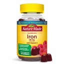 Nature Made Iron 18 mg每服维生素C,红血球支持的饮食补充,60 Gummies,30天供应