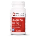 生活平衡协议 Ubiquinol 200mg - 生物可用 CoQ10 软胶 - 心脏健康支持 - 氧化性应激素Quencher - 豆类免费和乳制品免费 - 60 软胶