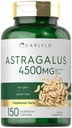 Carlyle Astragalus Root Capsules 4500mg 150 Counter | Vegetarian, Non-GMO, Gluten 免费补充