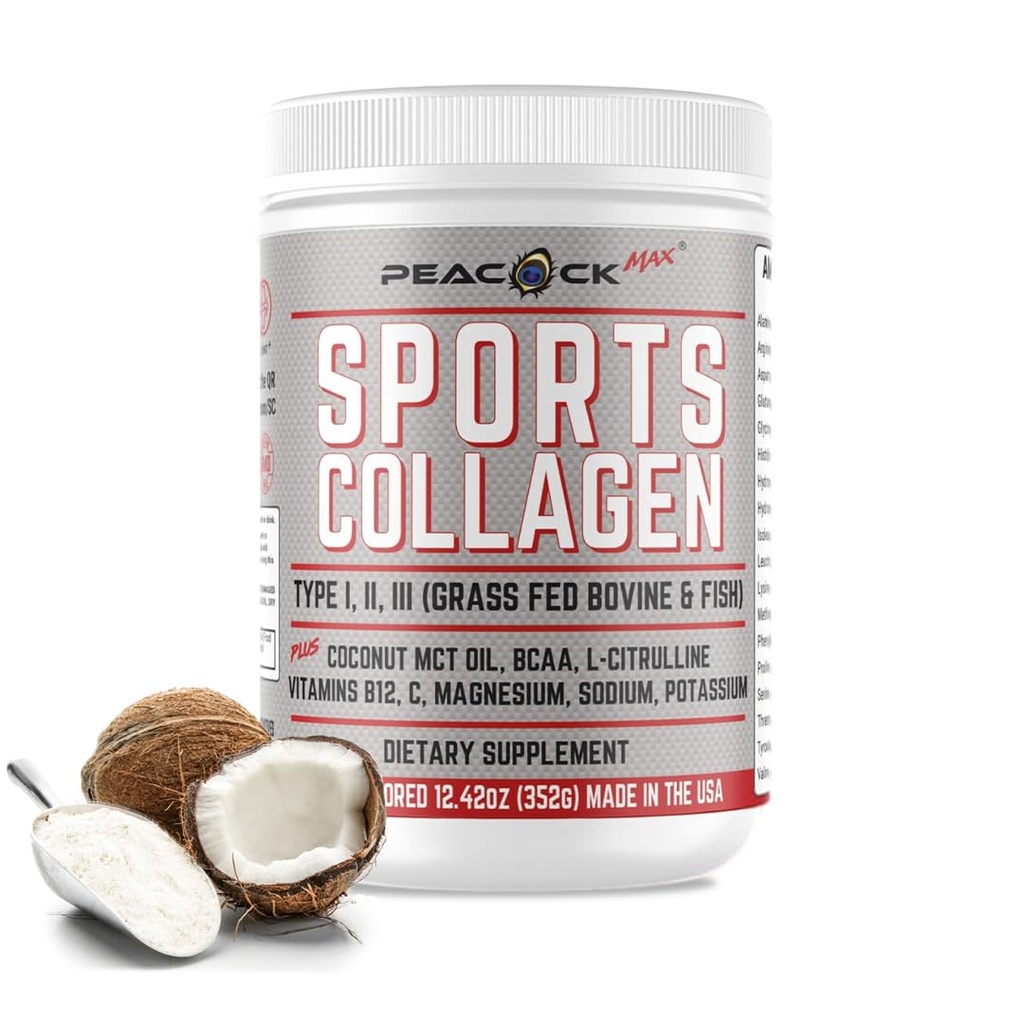 运动Collagen Electrolytes Powder, 12.42 oz - Grass Fed Bovine & Wild Fish 水解型I,II,III 多Collagen Peptides for Electrolyte drinks, Unflavored Protein Powder with BCAA, Magnesium 水解型Bovine & 野生鱼 水解型Bovine和野生鱼 水解型Bollagen Peptides 用于电解类饮料,无味蛋白粉 配有 BCAA, 镁
