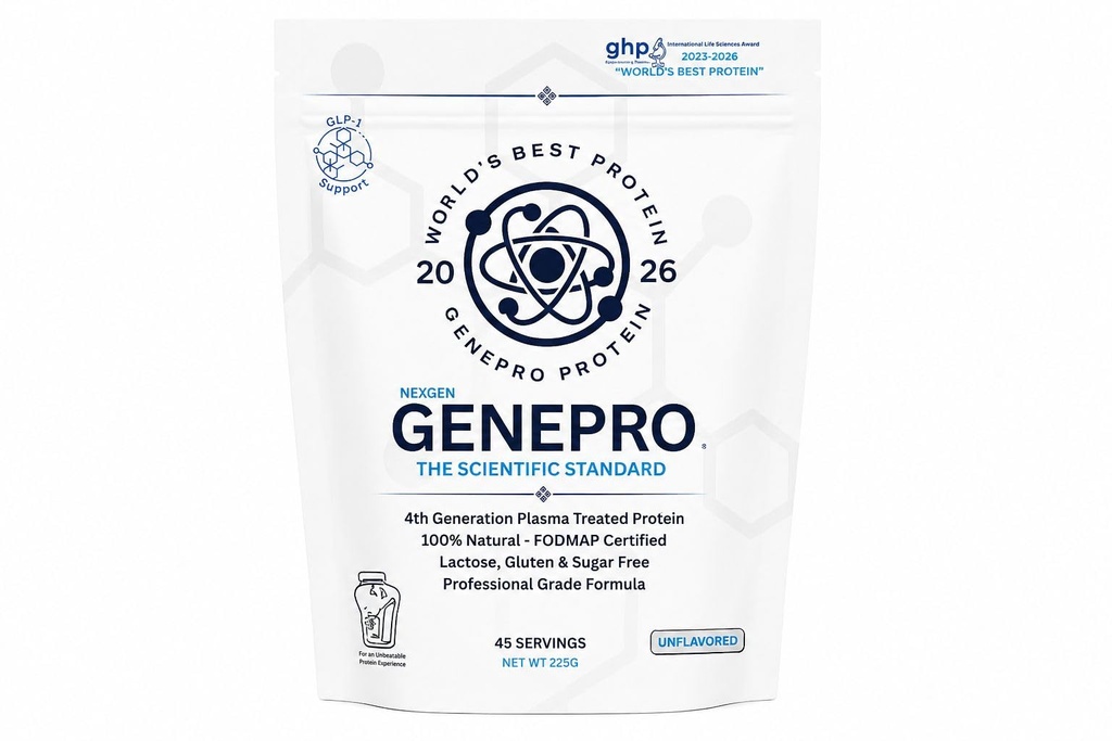 无味蛋白粉 - 新配方 - 无乳糖,无葡萄糖, & Non-GMO Whey Isolate Supplement Shake(第3代,45位服务员)