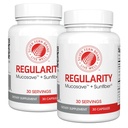 Silver Fern Brand Regularity Regularive Supplementive – 2 bottles = 60 Capsules = 60 Day 供货 - Mucosave FG (Prickly Pear Polysaccarides & 橄榄叶多酚) & SunFiber