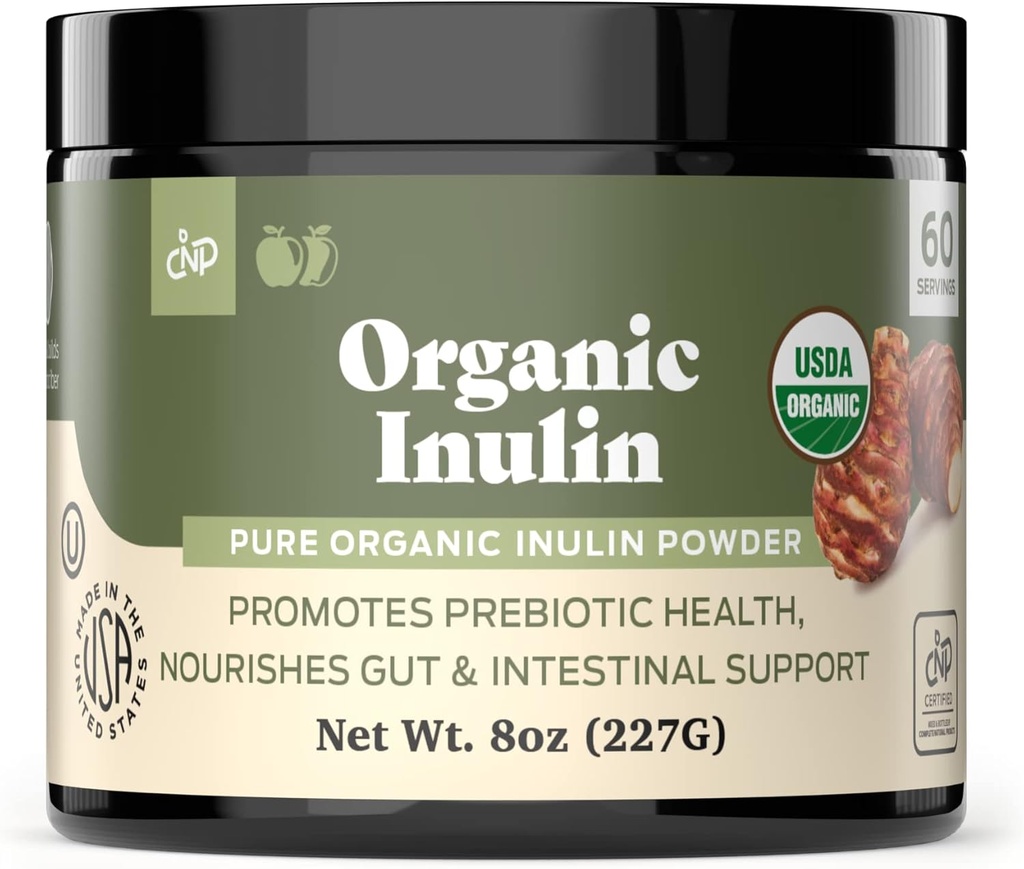 Inulin Powder 8oz, 消化酶 100 Capsules, Gallbladder complete 8oz, Liver complete 8oz & 整体 Psyllium Husk Powder 100 Capsules 包