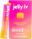 Fast Morning Relief Stick by Jelly IV - 天然电解石和肝脏支持恢复 - Nausea 降低DHM - B维生素 - 植物基裂纹Jelly Sticks - 15 Pack