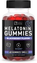 Melatonin Black Berry Gummys 5mg, 《夜间睡眠支持》, 厨师补充 QQ 60 计数