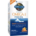 生活花园 鱼油 Omega 3 EPA/DHA 自然脑功能,心和Mood,850mg脂肪酸补充剂,Minami - 橙色火焰终极日报,60 Softgels QQ 两个月供应,Gluten Free