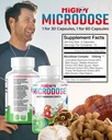 5-蘑菇 Nootropic Blend - 60 Capsules, Turkey Tail, Reishi, Maitake Mushroom 提取器与高β Glucan, & Lion Mane Mushroom 补充 Capsules,功能性蘑菇 草药补充剂