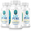 rize 实验室 - LivPure Powered by Natural - 高级公式 - 纯支持liver支持的饮食补充,extra strong, Vegan,liver函数药(180 Capsules)