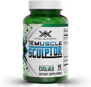 重要炼金术 肌肉雕塑 – 肌肉构造器 配有维生素B3, B6, Phosphatidylserine, Epicatechin & Cayenne – 支持肌肉生长,聚焦,能量和蛋白质合成,美国制造 – 90 Capsules