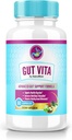 Gut Vita Capsules - Gut Vita 高级消化健康增刊,支持Gut Health的全自然公式,GutVita 恢复最优化的Got Flora, Pastillas Reviews (60 Capsules)