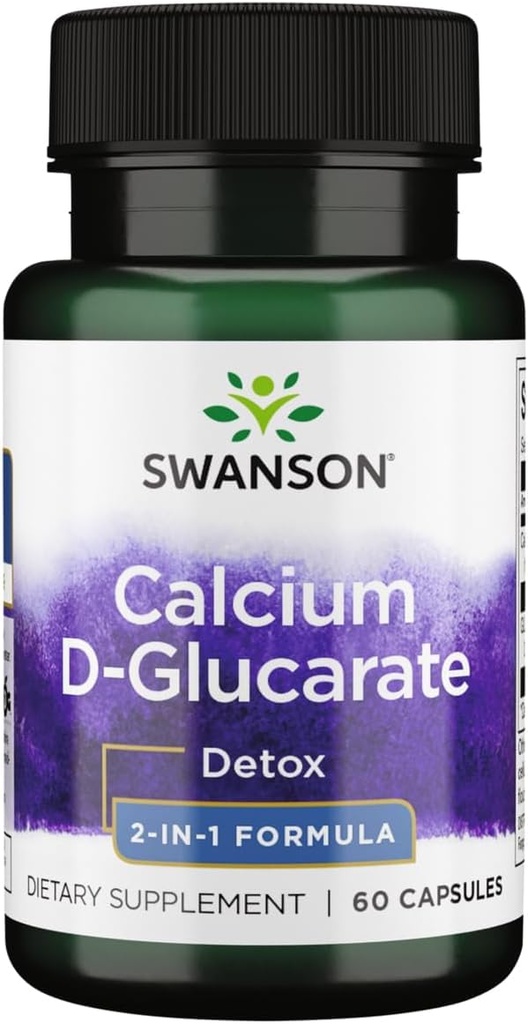 Swanson Calcium D-Glucarate 250 毫克 60 胶囊