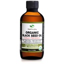 有机黑籽油 -- -- USDA认证的冷压玻璃瓶超过1.5%的Thymoquinone 3X 力量 土耳其黑Cumin Nigella Sativa Non-GMO 100%纯黑籽油(4oz玻璃瓶)