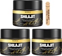 Shilajit纯喜马拉雅有机物Shilajit Resin,金品级Shilajit Resin,配有85+痕量矿物和富尔维奇酸,纯纯的Shilajit 改善健康补编,50克(3平方厘米)