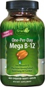 Irwin Naturals Mega B-Complex - 60 Liquid Softgel - 含有维生素B12,Folate B9,Biotin B7,B1,B2,B3,B5,B6和快能MCT的维生素B复合体