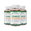 Zaytun Halal Vitamin D3 2000 IU Gummys,支持骨和免疫健康,促进肌肉功能,Gluten & Gelatin Free, (3-Pack) - 美国制造