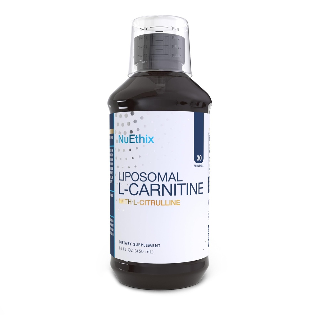 用于健康体重管理、脂肪代谢、能源生产和血液流动增加的Lipsomal L-Carnitine配方600毫克L-Citrulline