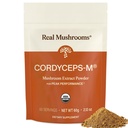 真正的蘑菇 Cordyceps 蘑菇粉 - 有机的 Cordyceps 蘑菇粉 - 能源与健康支持 - Beta Glucans - Non-GMO, Vegan Supplement, 60 services