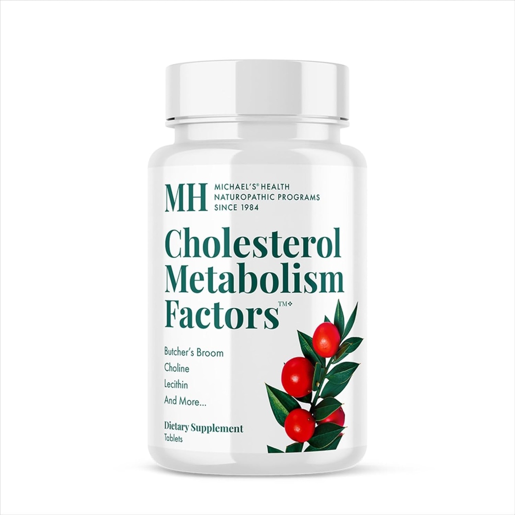 MICHAEL健康 Naturopathic 方案 胆固醇代谢因子 - 180块板块 - 帮助改善流通 - Statin & Red Yeast Rice Free - 30 services