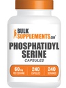 Bulk Assupports.com Phosphatidylserine Capsules - Phosphatidylserine Assupports,来源于索伊,用于记忆和焦点 - 格鲁滕自由,每服务1个卡普尔,240个卡普尔(1包)