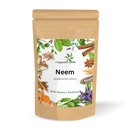 纯和天然 Neem leaders Powder for Pomple-free clear skin, 丝绸毛发和毛发清洁剂. (Neem Leaf Powder 145gm/5Oz).