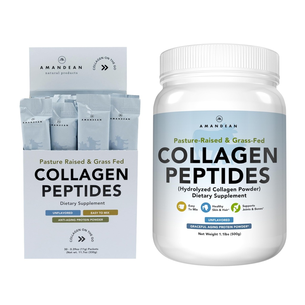 AMANDEAN Collagen Peptides Bundle. 1kg & Stick Packs. 中国植物物种信息数据库. 草-Fed,酶水解,1型和3型,蛋白质中含有18种氨基酸,用于健康皮肤,毛发,直肠. 方便的混合, 不受欢迎的, 非GMO