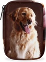 Golden Retriever Dog Pill案例 每周医学组织者,携带旅行袋七日药盒 维生素补充盒 鱼油药持有者