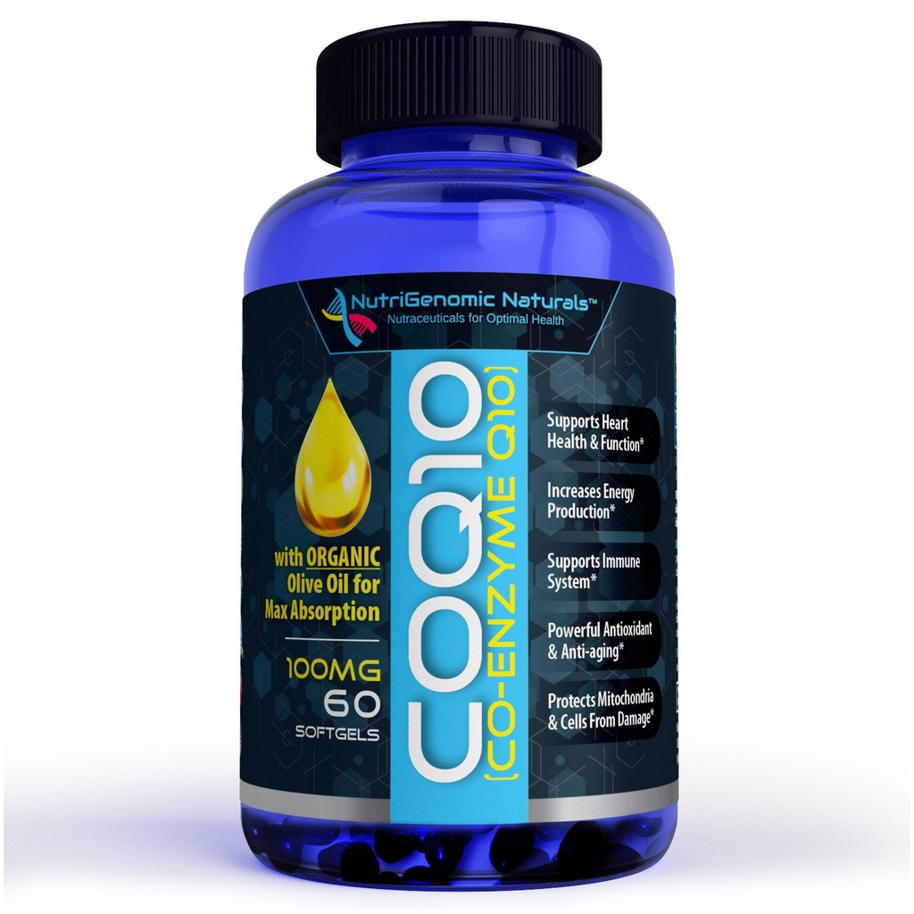 CoQ10,Coenzyme Q10,与有机橄榄油吸收量最高,100mg,60软胶,Ubiquinone,Ubiquinol,支持心脏健康,增加能量,纯净,自然,有效