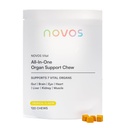 诺沃斯生命营养补充剂 器官活体,大脑,眼睛,心脏,古特支持 - Nattokinase, Lutein, Inulin, Rutin, Tropical Flavor (120 Counter)