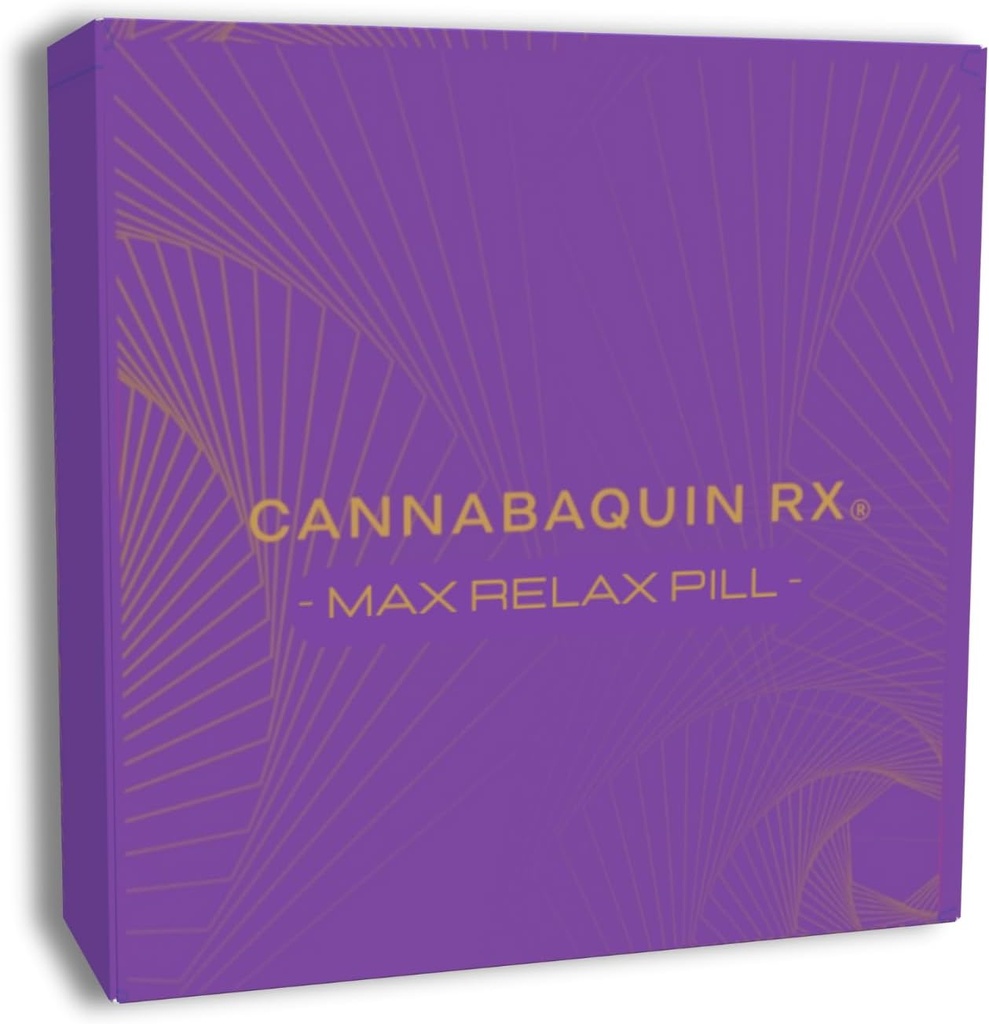Cannabaquin Max Relax Pill - 补充 Complex 100% 放松、记忆、清晰、压力支持的植物公式, 在美国用我们自己的田园的天然产品制造