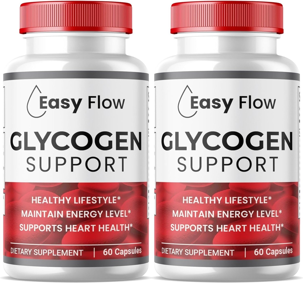 (2 Pack) 易流甘油,易流甘油支持 Capsules,Glyco优化剂公式,天然血船清洁剂,Premium 易流甘油支持 (120 Capsules)